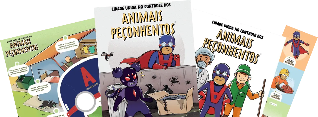 Kit Campanha Cidade Unida no controle dos Animais Peçonhentos