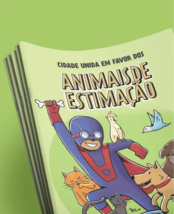 Capa Material Cidade Unida em favor dos Animais de Estimação